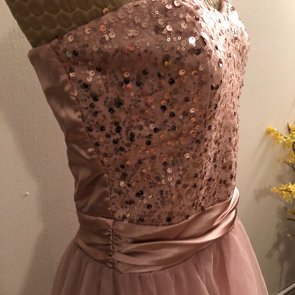 Pink Sequin Dress - Picture 3 of 8